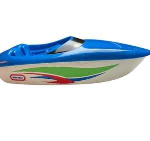 Vintage Little Tikes Speed Boat for Hauler No 6615 Blue Boat